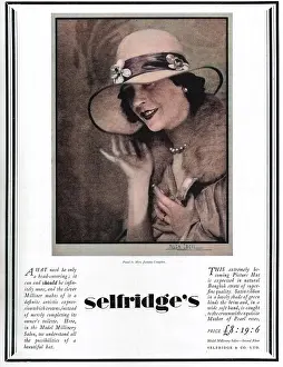 Selfridge's Hat Advert, 1927