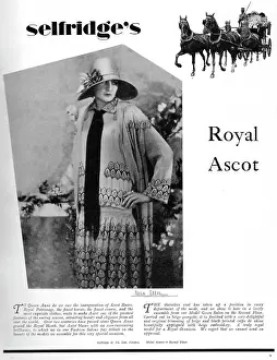 Truly: Selfridge's Royal Ascot advert, 1927
