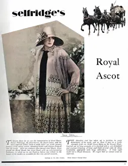 Truly: Selfridge's Royal Ascot advert, 1927