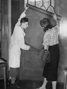 Blackout: Selling blackout paper, 1939