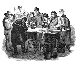 Shellfish: Selling oysters 1886