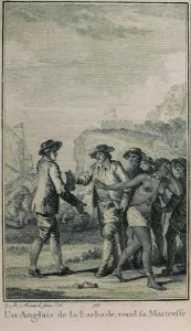 Daquitaine: Selling a slave, Musee d'Aquitaine, Bordeaux