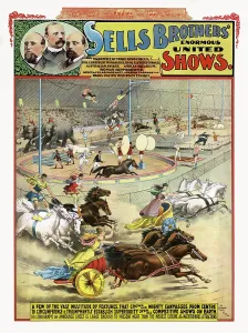 Entrepreneur: Sells Brothers circus poster showing the inside
