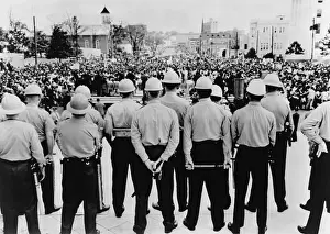 Protester: Selma to Montgomery March completed. Helmeted ?