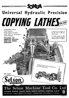 Lathes: Selson Machine Tools SOMUA Copying Lathes