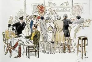 Cocina: SEM, Georges Goursat, called (1863-1934). Bars