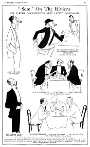 Walden: Sem on the Riviera, famous personalities 1913
