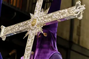 Iglesia: Semana Santa procession in Madrid, Spain