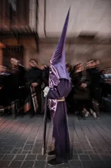 Iglesia: Semana Santa procession in Madrid, Spain