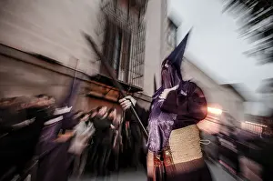 Iglesia: Semana Santa procession in Madrid, Spain