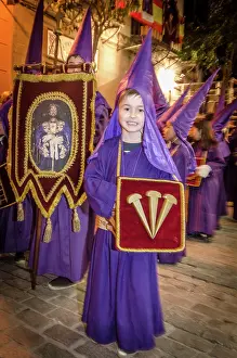 Padre: Semana Santa procession in Madrid, Spain
