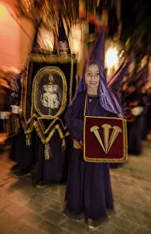 Iglesia: Semana Santa procession in Madrid, Spain