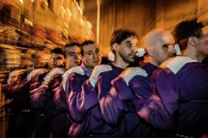 Iglesia: Semana Santa procession in Madrid, Spain