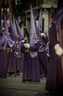 Iglesia: Semana Santa procession in Madrid, Spain