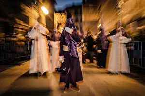 Iglesia: Semana Santa procession in Madrid, Spain