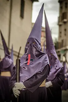 Iglesia: Semana Santa procession in Madrid, Spain
