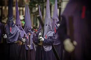 Iglesia: Semana Santa procession in Madrid, Spain