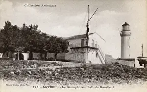 Semaphore: The Semaphore, Garoupe lighthouse - Antibes