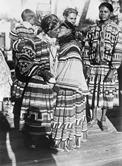 Seminole: Seminole indians celebrating a wedding
