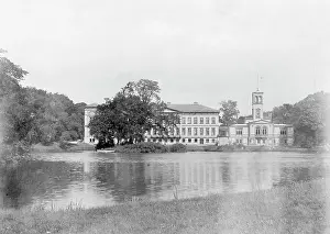 Vorpommern: The Semlow Castle in Vorpommern, around 1900