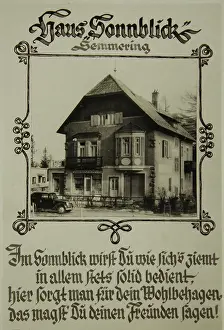 Semmering: Semmering, Lower Austria: Haus Sonnblick