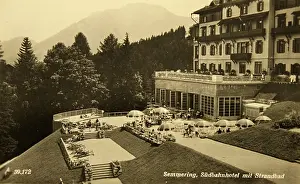 Semmering: Semmering, Lower Austria: Sudbahnhotel mit