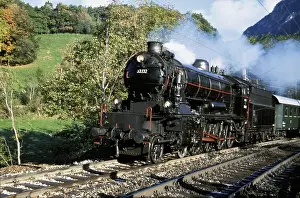 Semmering: Semmering railway: ancient steamer