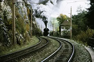Semmering: Semmering railway: ancient steamer