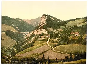 Styria: Semmering Railway, Breitenstein, Styria, Austro-Hungary