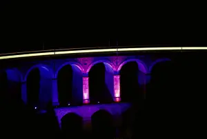 Rinne: Semmering railway: Illuminated viaduct