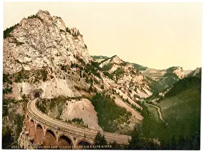 Styria: Semmering Railway, viaduct over the Kalte Rinne, Styria, Aus