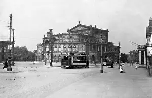 Semperoper: The Semperoper in Dresden, 1905