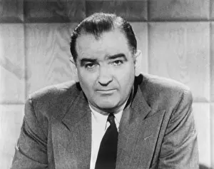 Persecutions: Sen. Joseph McCarthy in 1954. His unsubstantiated