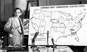 Mccarthyism: Sen. Joseph McCarthy before Senate Committee, ?