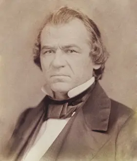 Vannerson: Senator Andrew Johnson in an 1859 portrait