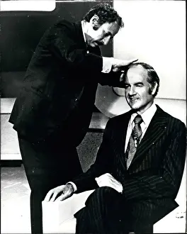 Polls: Senator George McGovern prepares for TV appearance