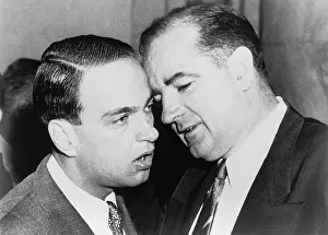 Scares: Senator Joseph McCarthy and his chief consul, ?