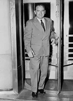 Scares: Senator Joseph McCarthy, leaving Waldorf-Astoria ?