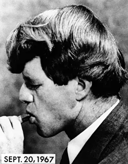 Stylishly: Senator Robert Kennedy sporting stylishly ?