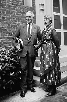 Nominees: Senator Warren and Florence Harding, in an 1920