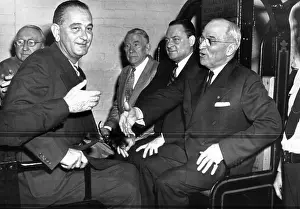 Alben: Senators Walter George, Lyndon B. Johnson, ?