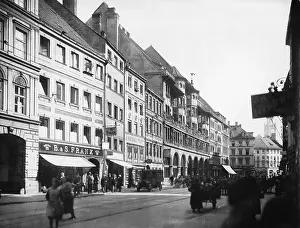 Sendlinger: The Sendlinger Strasse in Munich, around 1920