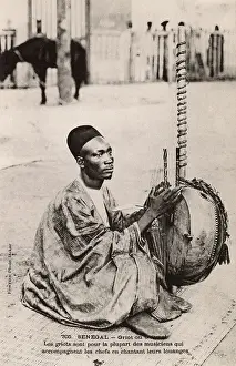 Oral: Senegal - Griot playing a Kora