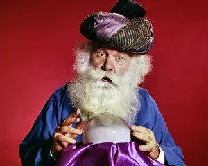 Illusions: Senior Man Character with White Beard Wearing