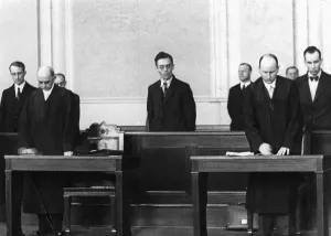 Catholics: Sentencing in the trial of Catholics in Berlin, 1937