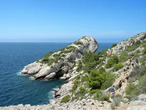 Littoral: Sentier des Douaniers, Cote Bleue, Provence, France