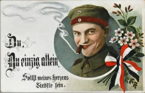 Posey: Sentimental German wartime postcard