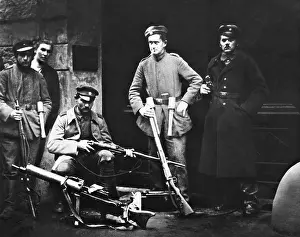 Revolutions: Sentries during the November Revolution in Berlin, 1918