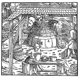 Quantities: Separating lead from silver or gold in a cupellation