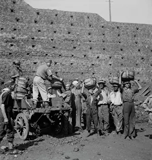 Messina: September 1943 - Messina, Sicily. Workmen